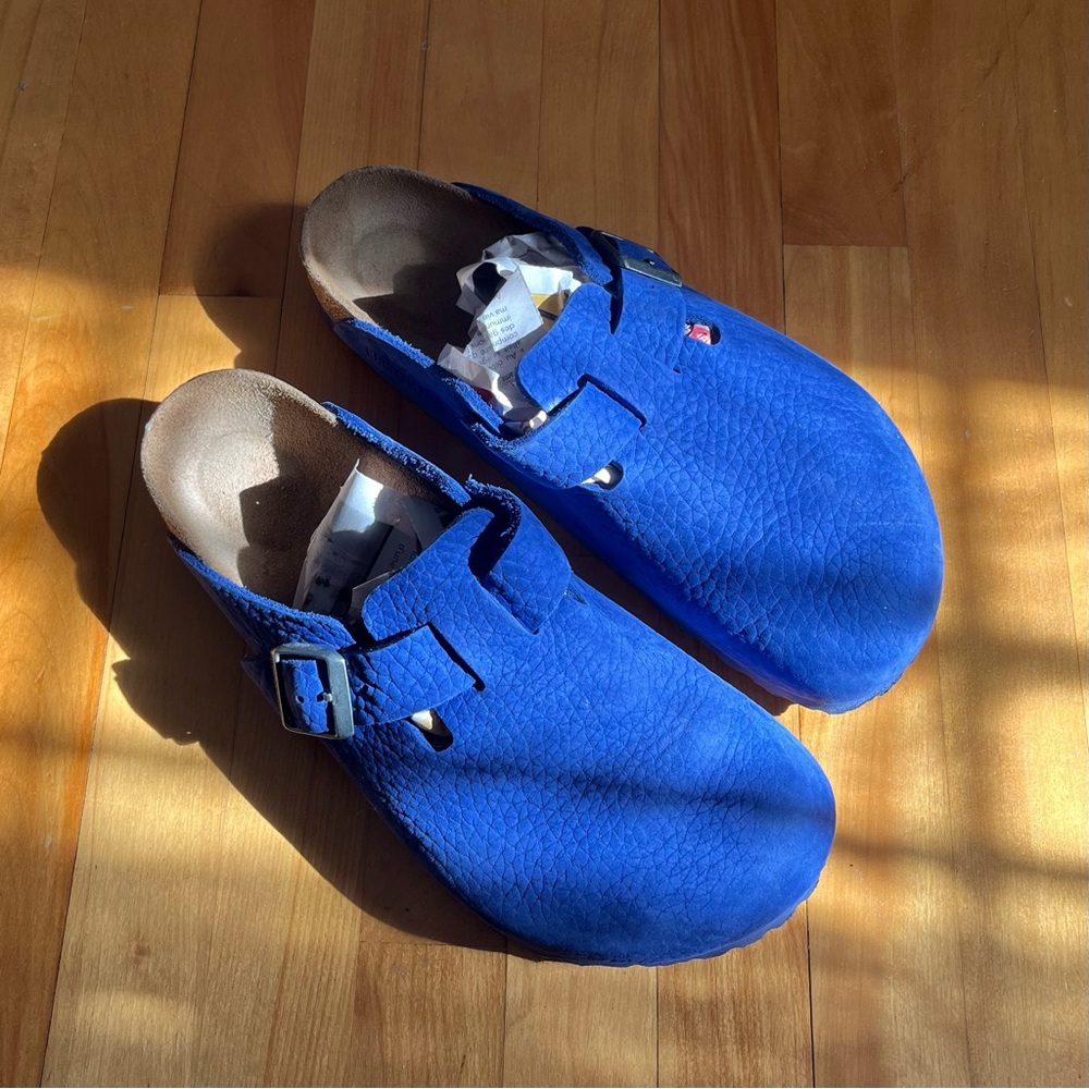 Birkenstock Boston ultra blue